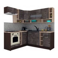 Bucatarie de Colt COSSY NEW 180-200 ST. Wenge / Decor 4299